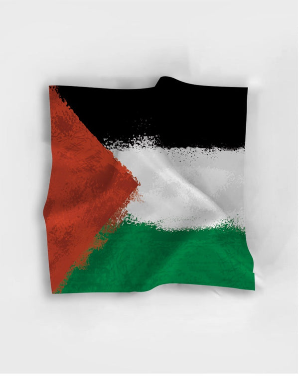 Free Palestine: Printed Square Scarf